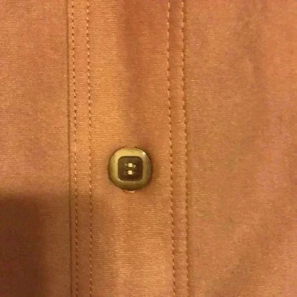 Foxland by Landon vintage long button up coat with tie. - Picture 4 of 11